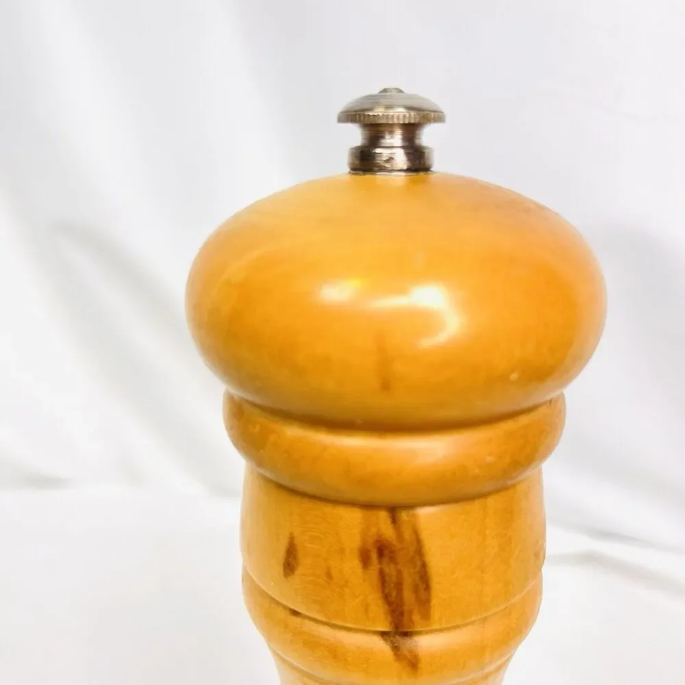 Banton by Vic Firth Pepper Mill 9” Wood Grinder Made USA Vintage MCM